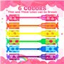 YSWOVUO Cadeau Anniversaire Enfants Invites, 30 Pièces Mini Surligneur pour Enfants, Articles de Papeterie Amusants pour Enfants