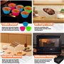 LUOJINYI Accessoires Air Fryer, 15 Pièces Moule Silicone Air Fryer,Air Fryer Accessoires, Accessoires de Friteuse à Air pour Nin