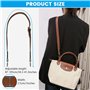 GIBOHOM Bandouliere Compatible avec Sac Longchamp Mini, Cuir Réglable Laniere Sac Bandouliere Compatible avec Longchamp Femme Pl