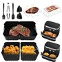 LUOJINYI Silicone Moule Air Fryer pour Ninja Foodi Flex 10.4 l AF500EU(1x10