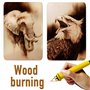 Wenrescry 53 planche bois brut, planches en bois non traitées pour l'artisanat, pour la peinture, les graffitis, la pyrogravure 