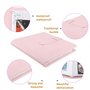 Wenrescry 128 grilles Album photo, mini album photo pour Polaroid 3 pouces papier photo en PU de couleur unie avec insert de pag