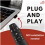 Présentateur Powerpoint et Keynote avec télécommande sans Fil et Présentateur Keynote avec Souris sans Fil (PR-820) par Red Star