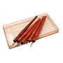 5 stylos en bois