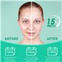 Lot de 12 Masques Tissus Hydratants, Masque de Soins Beauté, Hydratant & Repulpant, Masque en feuille de Daily Care, Masque Visa