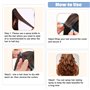 ADERTOS 80 Pièces Permanente Cheveux Boucle Kit, Bigoudis Cheveux, Tiges de Permanente de Cheveux Tiges de Perm en Plastique Big