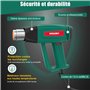 HYCHIKA Decapeur Thermique, 60℃- 600℃ Température variable en continu, Moteur en cuivre pur 1800W, Protection contre les surchar