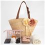 Jeesblsy Sac de Plage D'été en Paille Pour Femme Bandoulière Boho Woven Sac À Main pour Vacances Voyage Shopping
