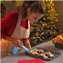 Douilles à Pâtisserie Acier Inoxydable DIY Kits pour Décoration de Gâteaux avec Poches à Douille Réutilisable pour Tarte, Biscui