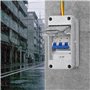 Szaboviktoria coffret electrique etanche Avec 3 Modules, Cache Tableau Electrique, boitier etanche exterieur, boitier de distrib