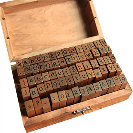 IWILCS Tampon Lettre Alphabet avec Chiffres et Symboles