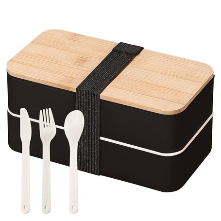 Lunch Bento Box Japonais Adulte : boîte à lunch bento avec compartiments