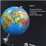 Comtervi Système Solaire Globes Terre Orbite Lunaire Planétarium Modèle Outils Education Démo Astronomie pour Étudiants Enfants
