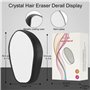 Épilateur en cristal,Hoelg Gomme Epilatoire Nano Epilateur Cristal, Outil D'épilation Portable pour Les Jambes, Les Bras et le D