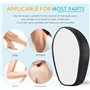 Épilateur en cristal,Hoelg Gomme Epilatoire Nano Epilateur Cristal, Outil D'épilation Portable pour Les Jambes, Les Bras et le D