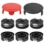 Lot de 6 bobines de Fil de Coupe 6 m de Rechange