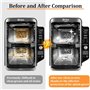 2 Pièces Grille Anti Projection pour Air Fryer Ninja Double Stack XL SL400EU SL300EU, Réutilisable Accessoires Silicone Anti Ecl