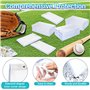 25 Pièces Protege Cartes à Collectionner, 35PT Magnetic Trading Card Holder, Protection Uv Support Carte Transparent Magnétique,
