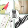 ROTKUSZ 15 pièces Pince pour bache et 15 pièces tendeur Elastique tendeur bache 15CM Fixation bache Multifonction Attache bache 