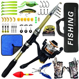 Kit de Canne à pêche télescopique
