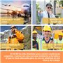 HANDYTRON UV-K9 Walkie Talkie - Radio VHF/UHF Double Bande - Walkie bi-directionnel 5 W et Longue portée pour la Construction de