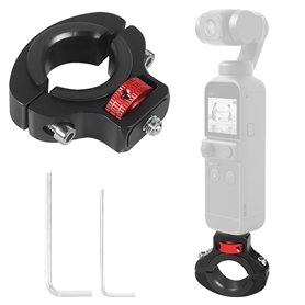 EUIEUT Support Guidon Vélo Support Vélo Fixation Go Pro 360°Pivotant 1/4 Mount Action Camera Guidon Pince à Vélo 1/4 Vis Fixatio