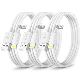Câble iPhone 1M Lot de 3