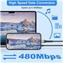 Câble USB C iPhone 3M, Cable USB C vers Lightning 3M Long [Apple Certifié MFi] Câble iPhone Charge Rapide Fil Chargeur iPhone Ra