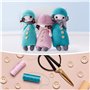 bouton bois 140 pièces ，boutons mercerie， boutons 2 trous，bouton bois naturel idéal pour coudre et créer des décorations 15/20/2