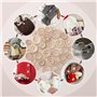 bouton bois 140 pièces ，boutons mercerie， boutons 2 trous，bouton bois naturel idéal pour coudre et créer des décorations 15/20/2