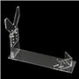 Support Gun Pistol Revolver Arme - 195*50*160 mm acrylique transparent Rack Stand d'armes réglable pistolet jouet Pour Types De
