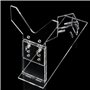 Support Gun Pistol Revolver Arme - 195*50*160 mm acrylique transparent Rack Stand d'armes réglable pistolet jouet Pour Types De 