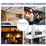 Porte Bons Commande Restaurant, Support Bon, 2 Pièces Billes Pince Porte Fiches Porte Ticket Commande Montage Mural 30cm, Comman