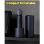 HOTO Visseuse sans Fil 3,6V, Tournevis Electrique 4N.m, 12 Embouts en Acier S2, Conception Tout-en-un, Charge Type C, Lumière LE
