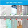 TSKDKIT 4 Pièces Miroirs Muraux Adhesif pour Salon Decoratif A4 Miroir Mural Decoratif Acrylique Miroir Autocollant pour Salle d