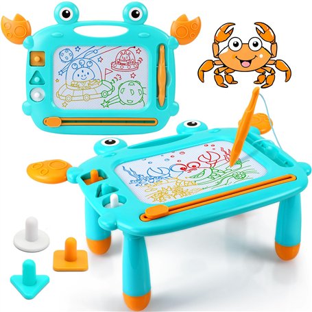 Tableau à Dessin Magnétique - Jouet Éducatif Licorne Pour Enfant de 1 à 3 Ans - Pour Fille et Garçon - Écriture et Apprentissage