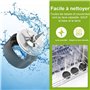 Rawhui Mixeur Électrique 800W pour Smoothies, Mini Blender avec 2 Bouteilles Portables de 600 ml, Sans BPA, 6 Lames en Acier Ino