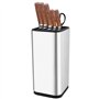 Foydrema Bloc Couteaux Cuisine Vide - Inox Porte Couteaux de Cuisine plus de 8 Couteaux - Grand Range Couteaux de Cuisine - Supp