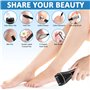 Foydream Rapeuse Pieds Électrique,18 en 1 Kit de Râpe Ponceuse Pieds Anti-callosité Scalpel Pedicure pour Corne Rapeuse Pieds,Pe