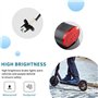 Foydream Garde Boue Trottinette, Electrique Garde Boue Arrière Trottinette Support Métallique pour Xiaomi Mijia M365 1s Essentia