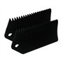iBOARD Lot de 2 peignes à cire + clé d'aileron pour planche de surf et longboard