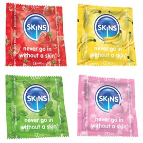 24 x Skins Préservatifs saveurs mixtes
