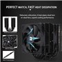 Thermalright Peerless Assassin 120 Refroidisseur d'air pour processeur Noir, 6 caloducs, double ventilateur 120 mm TL-C12B PWM, 