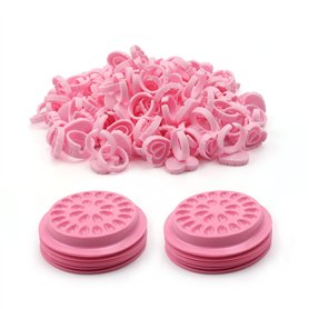 100 Pcs Bague Colle Extension de Cils