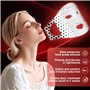 Lovsheme Masque facial LED – 3 modes de lumière, confort ultra doux, longueur d'onde précise, masque professionnel de thérapie p