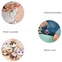 4 pièces Porte-clés Couvercle
