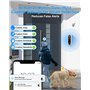 4MP Sonnette sans Fil avec Caméra Compatible avec Alexa, nicezing Exterieur Etanche Visiophone sans Fil avec Carillon, Message V