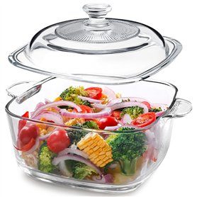 NUTRIUPS Cocotte en verre trempé de 2