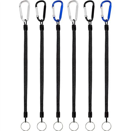 FIBOUND 6 Pièces Ensemble de Lanière Anti-Perte pour Outil de Pêche