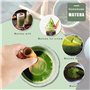 Wenrescry Kit Accessoire pour Cérémonie du Thé Matcha - Fouet en Bambou, Cuillère Traditionnelle, Cuillère à Thé - Parfait pour 